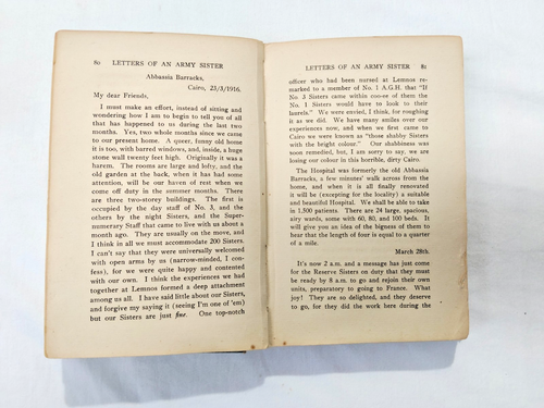 Very Rare Antique Book Letters Australian Army Sister Anne Donnell SIGNED 1st ed - Picture 6 of 14