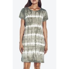 NWT Women's GAP Slub Tee Shirt Dress Green XS