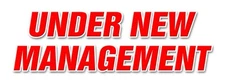 UNDER NEW MANAGEMENT DECAL sticker owner manager store business ownership