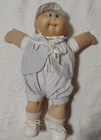 cabbage patch kids, 1983, OK HM 1, black sig, bald, blue eyes