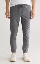 Hurley Men  s Off Duty Twill Joggers Medium Dark Grey NWT