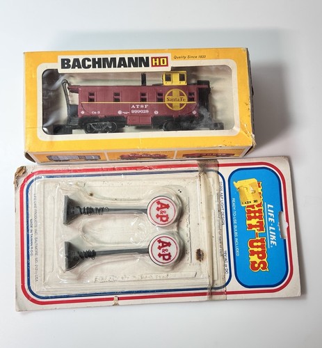 Lote de letreros Bachmann HO SANTA FE 36' ancho fuera del centro caboose 0987 Life Like A&P | Zustand: New