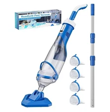 Cordless Pool Vacuum With Telescopic Pole V40