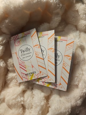 3 x Twilly d'Hermes Eau Ginger Eau de Parfum Trial Spray Vial NEW Each