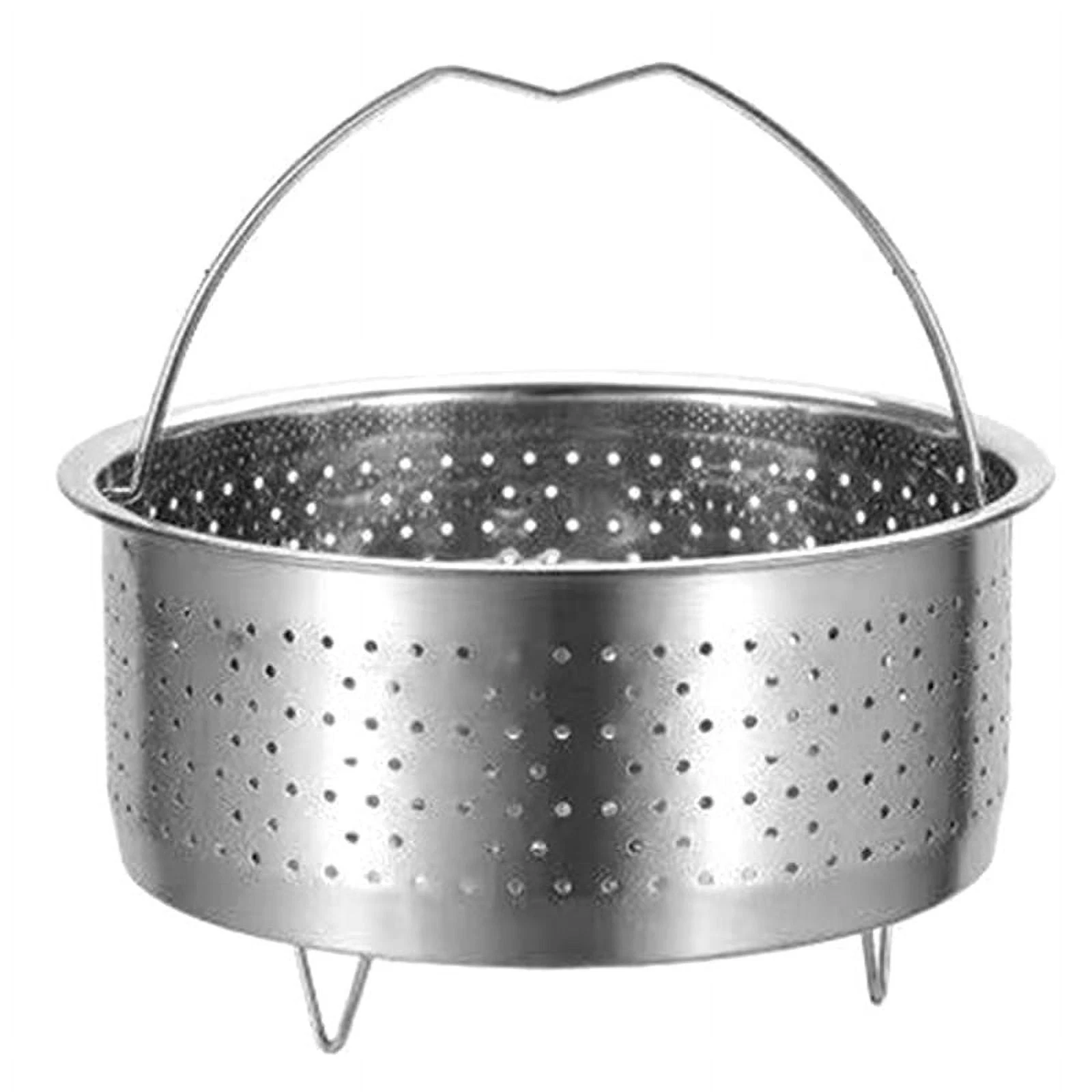 Stainless Steel Steamer Basket - with Handle, for Rice Cooker & Pressure Cooker