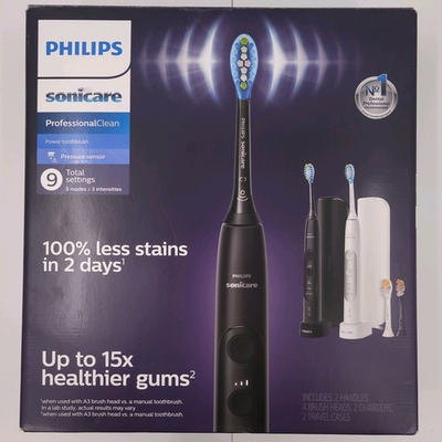 #ad Philips Sonicare Professional Clean Power Sonic Toothbrush HX7513 70 *Light Use* $59.99