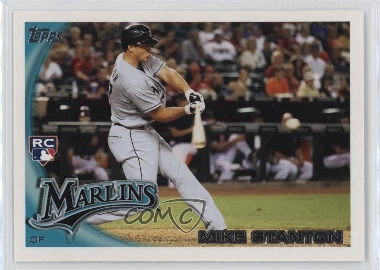 2010 Topps Update Giancarlo Stanton (Mike on Card) #US-50 0ux3