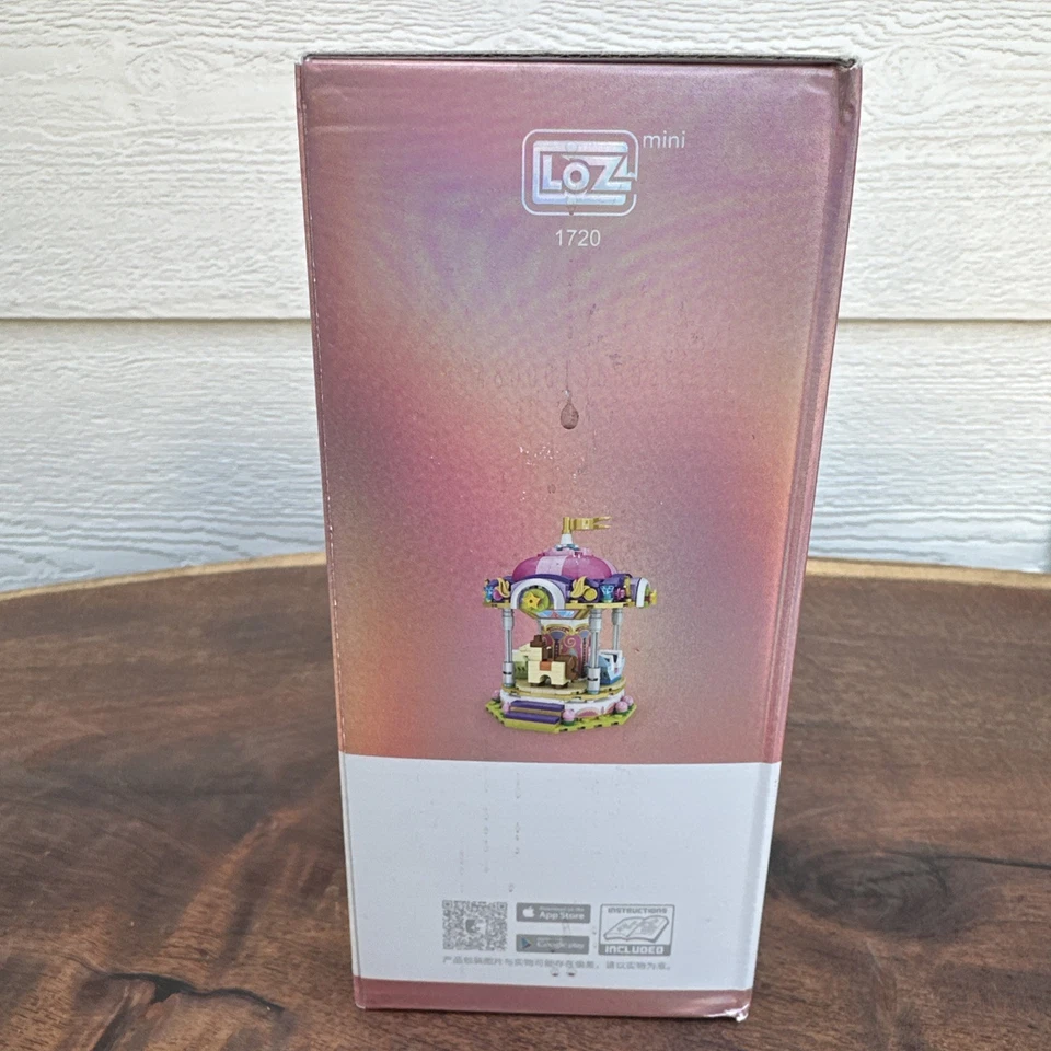 LOZ Mini Amusement Park Set Carnival Rides Carousel Building Blocks #1720 Sealed - Image 4 of 4