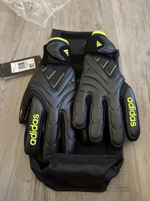 NWT Adidas Copa Pro Goalkeeper Gloves URG 2.0 Black Green JN5335 Size 9