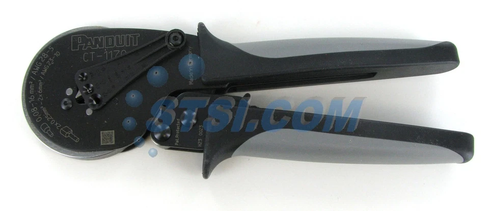 Panduit CT-1170 Contour Crimp Ferrule Crimp Tool, Square Profile 5-28awg ~STSI - Image 3 of 4