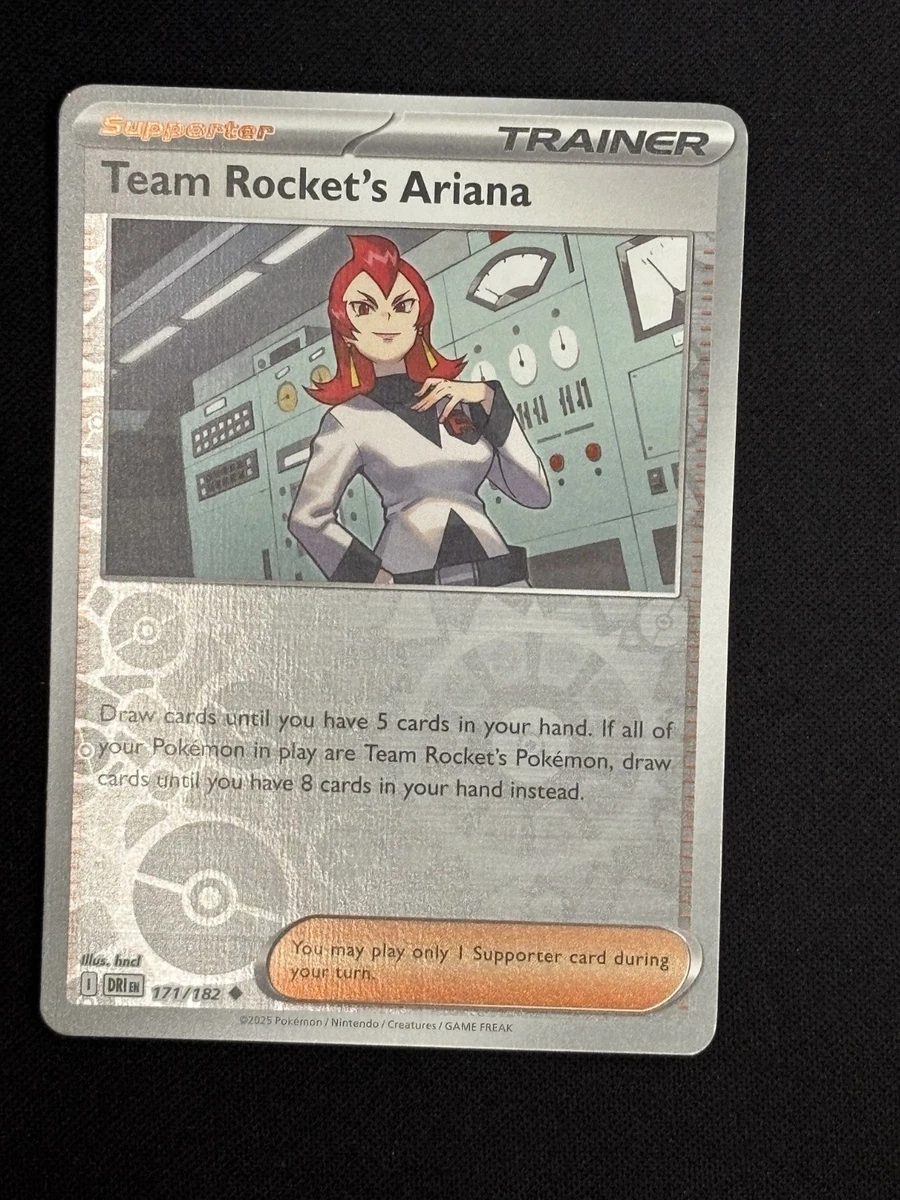 ariana pikachu pokemon card Team Rocket's Ariana SR 119/098 Glory Of Team Rocket