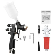 1.0mm HVLP Gravity Feed Spray Gun For Car Furniture Painting High Efficiency