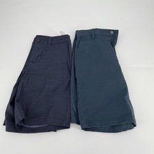 Lot of 2 RVCA Boys Shorts Size 27 blue hybrid trunk teal chino