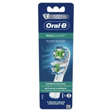 Oral-B Dual Clean Replacement Electric Toothbrush Head, 3 Count