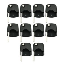 Remote Head Flip Key Case Shell Compatible With Audi Round Id 48 Hu66 10 Pack