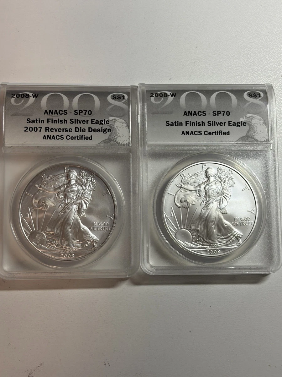 American Eagle MS 70 Graded Business ANACS Certified Silver