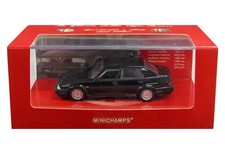1/43 Diecast Miniature Car Alfa Romeo 75 3.0 V6 America 1989 Black Japan