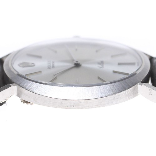 ROLEX Cellini 3756 K18WG cal.1600 Silver Dial Hand Winding Men's Watch_827963 - Picture 7 of 8