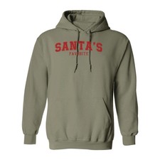 Santa's Favorite Varsity Letters - Funny Xmas Gift Unisex Hooded Sweatshirt
