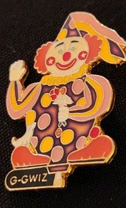 DATE? "CLOWN" SPECIAL SHAPE HOT AIR BALLOON PIN "S/H COMB"