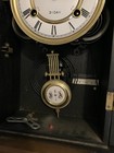 VINTAGE ALARON CLOCK C-253 WITH KEY AND PENDULUM — photo 3