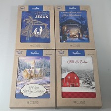Dayspring Inspirational Religious 18 Card Pack Holiday Christmas Card Lot Of 4