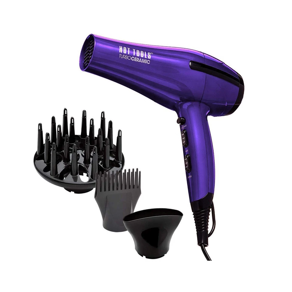 Hot Tools Ceramic Tourmaline Ionic Hair Dryer #HT7007CRMV4 - Image 4 of 4