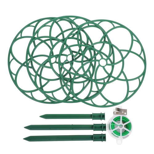 1 Set Plant Support Cage Plant Growth Plant Cage Outdoor Sunflower Support Stake - Picture 2 of 10