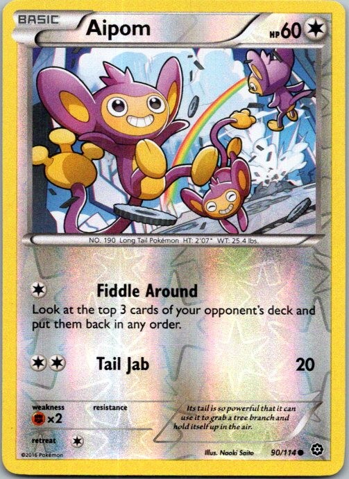 Aipom Common XY - Steam Siege 90/114 LP