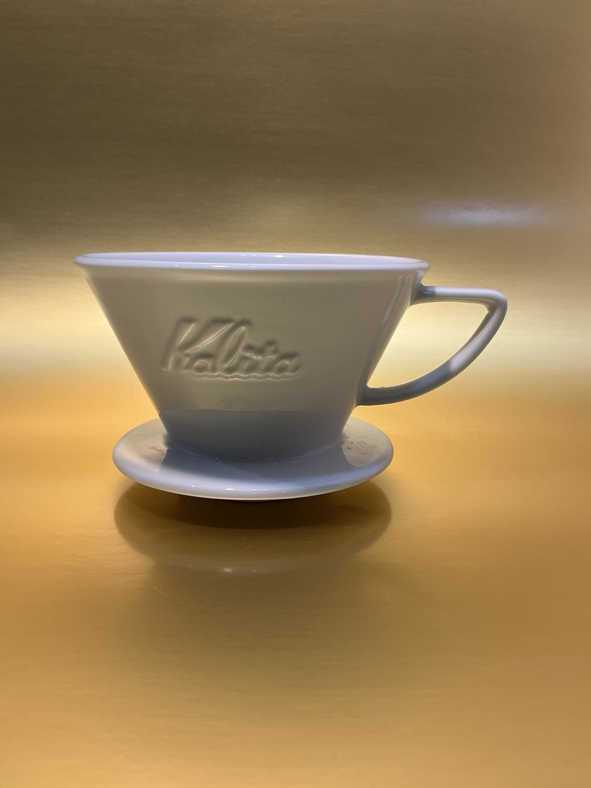 Kalita Ceramic Coffee Dripper Hasamiyaki For 2 To 4 People Wave Series