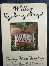 Carriage House Samplings Willow Cross Stitch Pattern Ornament Ww