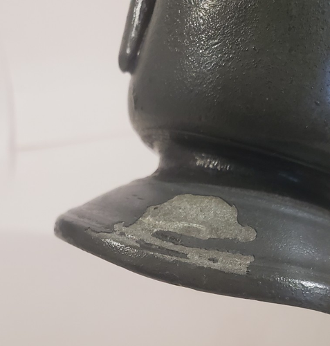 18th or 19th Century Pewter Mug Cup Tankard Footed Nice Detail on Handle 4 Inch - Picture 6 of 14