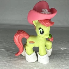 2015 My Little Pony FiM Sweet Apple Acres 2" Peachy Sweet Figure Complete Hasbro