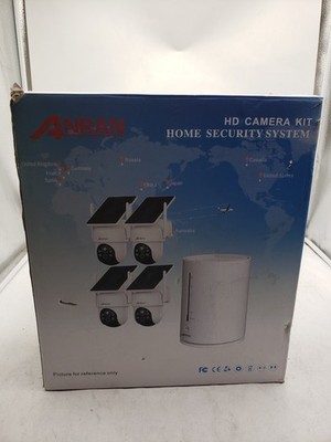 Solar Battery Powered Wireless Security Camera System WiFi IP Outdoor Home Audio