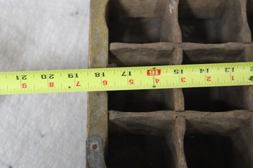 VINTAGE DOUBLE COLA SODA BOTTLE CRATE 24 SLOT WOOD - Picture 10 of 12