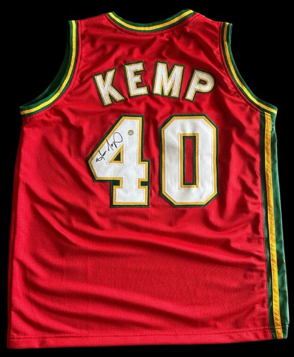 Shawn Kemp Signed Autographed Custom Seattle Jersey. Authenticated - 第 1/7 張圖片