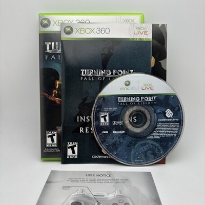Turning Point: Fall of Liberty - Microsoft Xbox 360 - Complete, CIB - Tested
