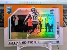 #2 Travis Hunter RC 2025 Panini Donruss Elite Extra Edition Orange /199 Jaguars
