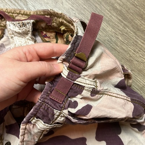 Vintage Da-nang Y2K Camo Eggplant Cargo Cropped Hose - Bild 8 von 13