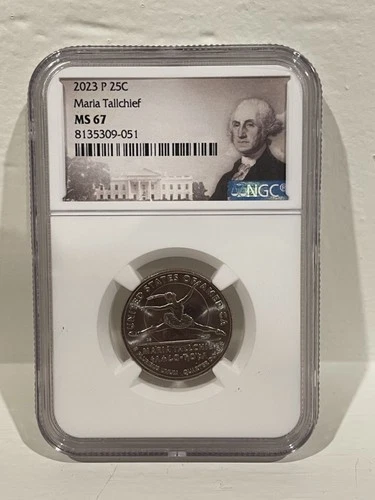 2023 P 25c Maria Tallchief NGC MS67