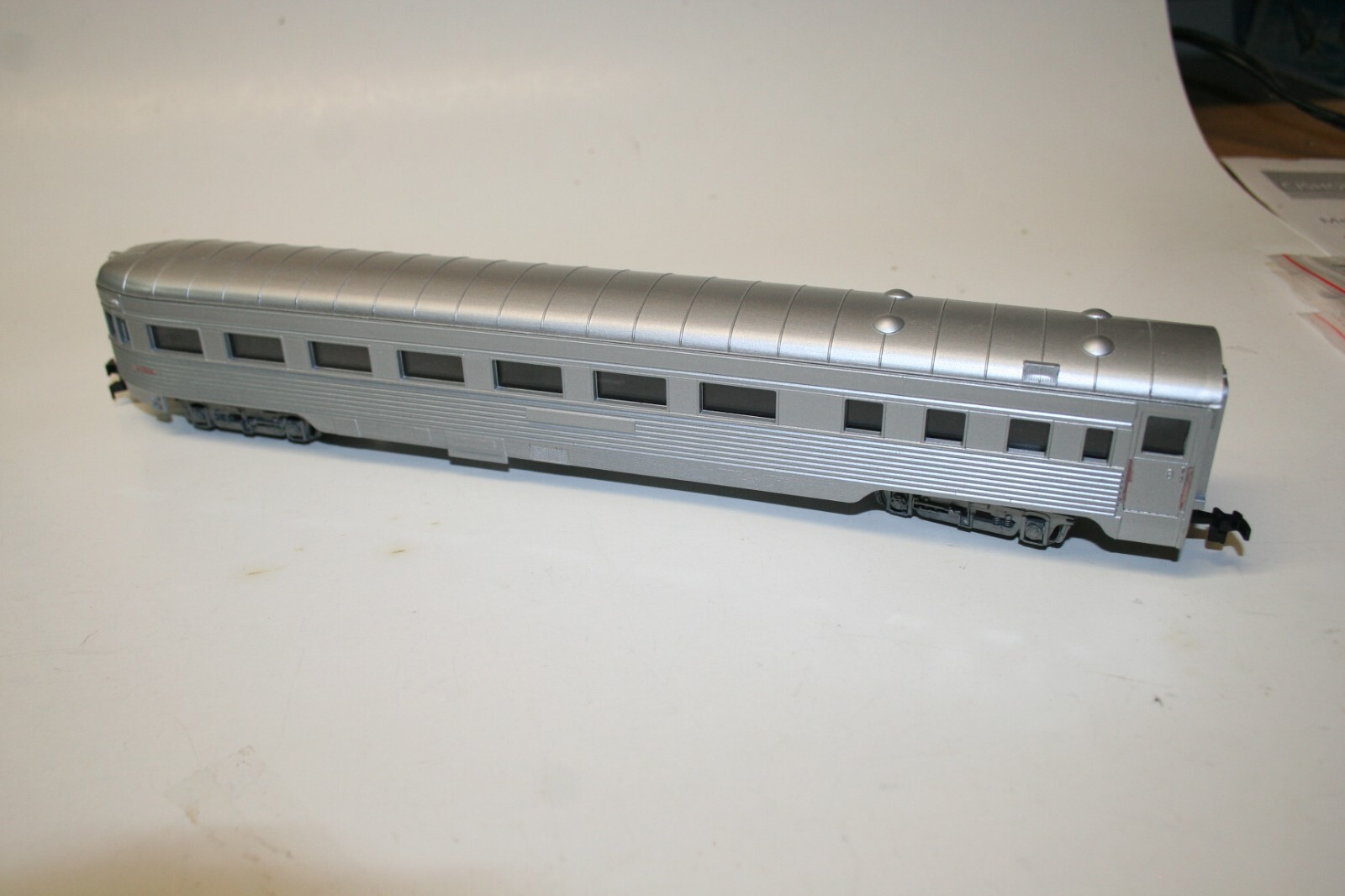 ConCor HO scale Silver Unlettered Passenger Tail Observation car eBay