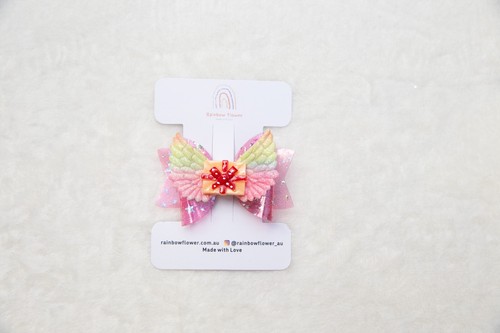 Cutest 3 inch Christmas hair clip for baby girl toddler hair bow party gift - Picture 13 of 14