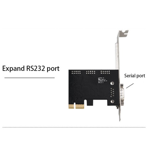 PCIe serial port Expansion card dock station RS232 expansion Controller card - Picture 5 of 6