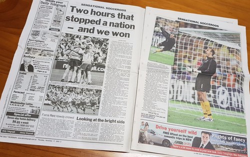 Australia Socceroos, Daily Telegraph World Cup Souvenir Edition November 17 2005 - Bild 2 von 2