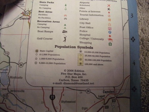Map Scout Georgia Road Map with Metro maps 2006 edition - Picture 3 of 5
