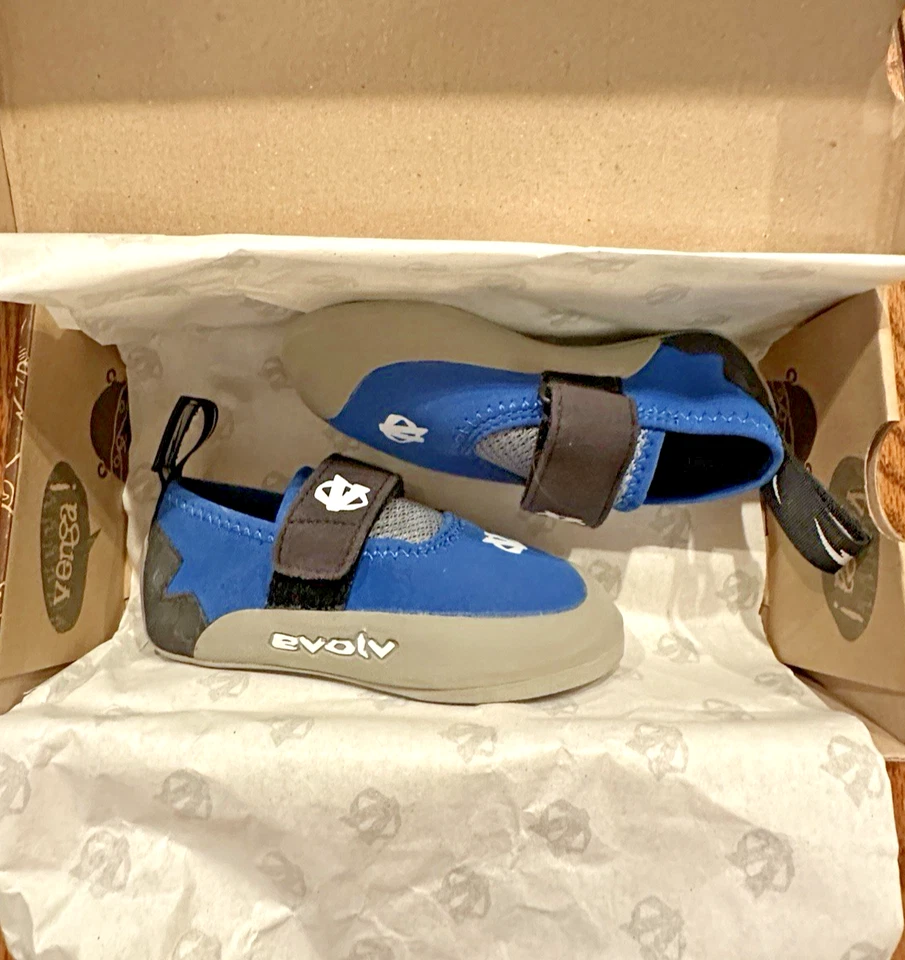 Evolve titan jr скалолазание обувь детский размер 11 синий/черный новый в коробке - Изображение 3 из 4