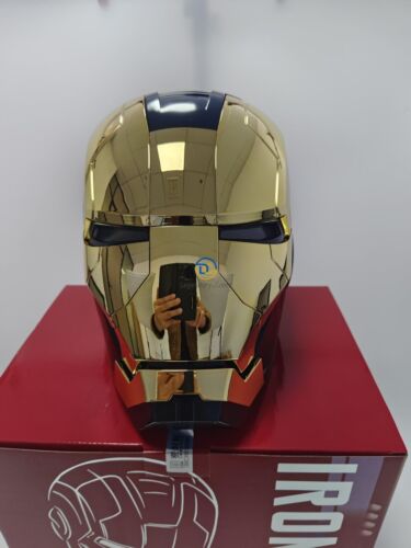 Kask samochodowy Iron Man MK5 1:1 w pełni automatyczny głos / pilot zdalnego sterowania - Zdjęcie 1 z 12