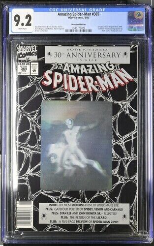 1992 MARVEL COMICS AMAZING SPIDER-MAN 365 CGC 9.2 1ST APP SPIDER-MAN 2099 - Picture 1 of 2