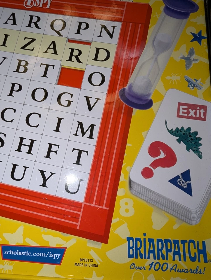 I Spy Word Scramble Game Tin Metal Box 2004 BPT6113 Scholastic Spelling Educatio - Image 3 of 4