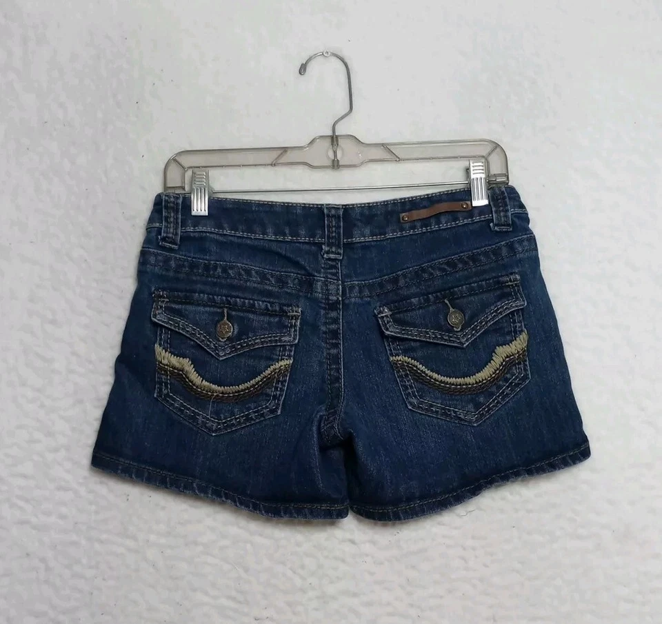 Pantalones cortos de mezclilla Vanilla Star de tiro bajo para mujer talla 5 Foto 2 de 4